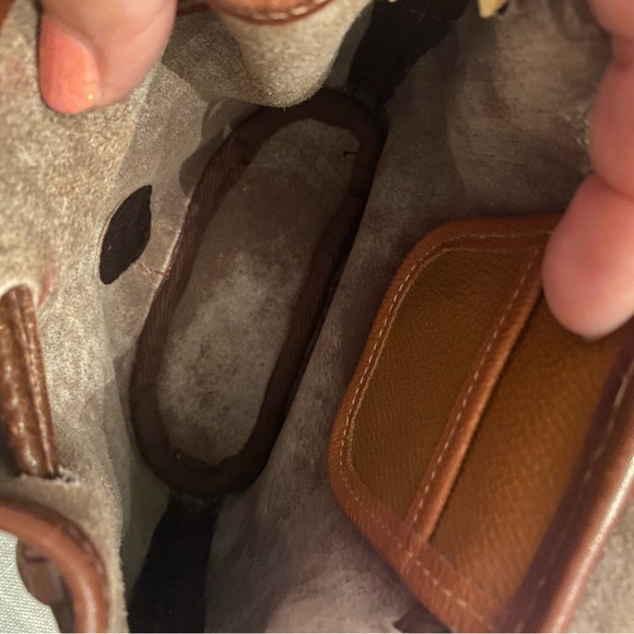 Vintage Dooney & Bourke Brown and Black Small Crossbody - Picture 8 of 9